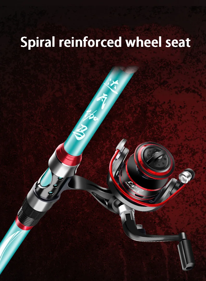 Experimente la pesca sin costuras con este asiento avanzado de la rueda de espiral en espiral