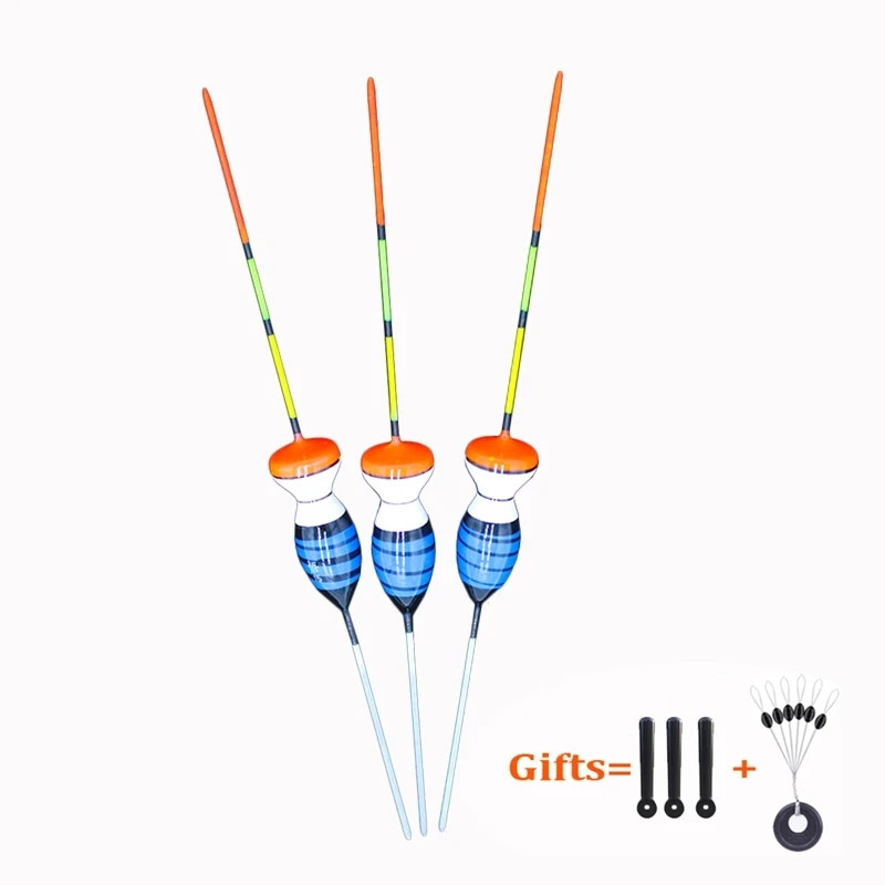 Flotadores de pesca de camarón y peces pequeños, accesorios de aparejos de pesca de hielo de agua dulce, lote de 3 unidades - imagen 5