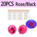 20pcs RoseIBlack