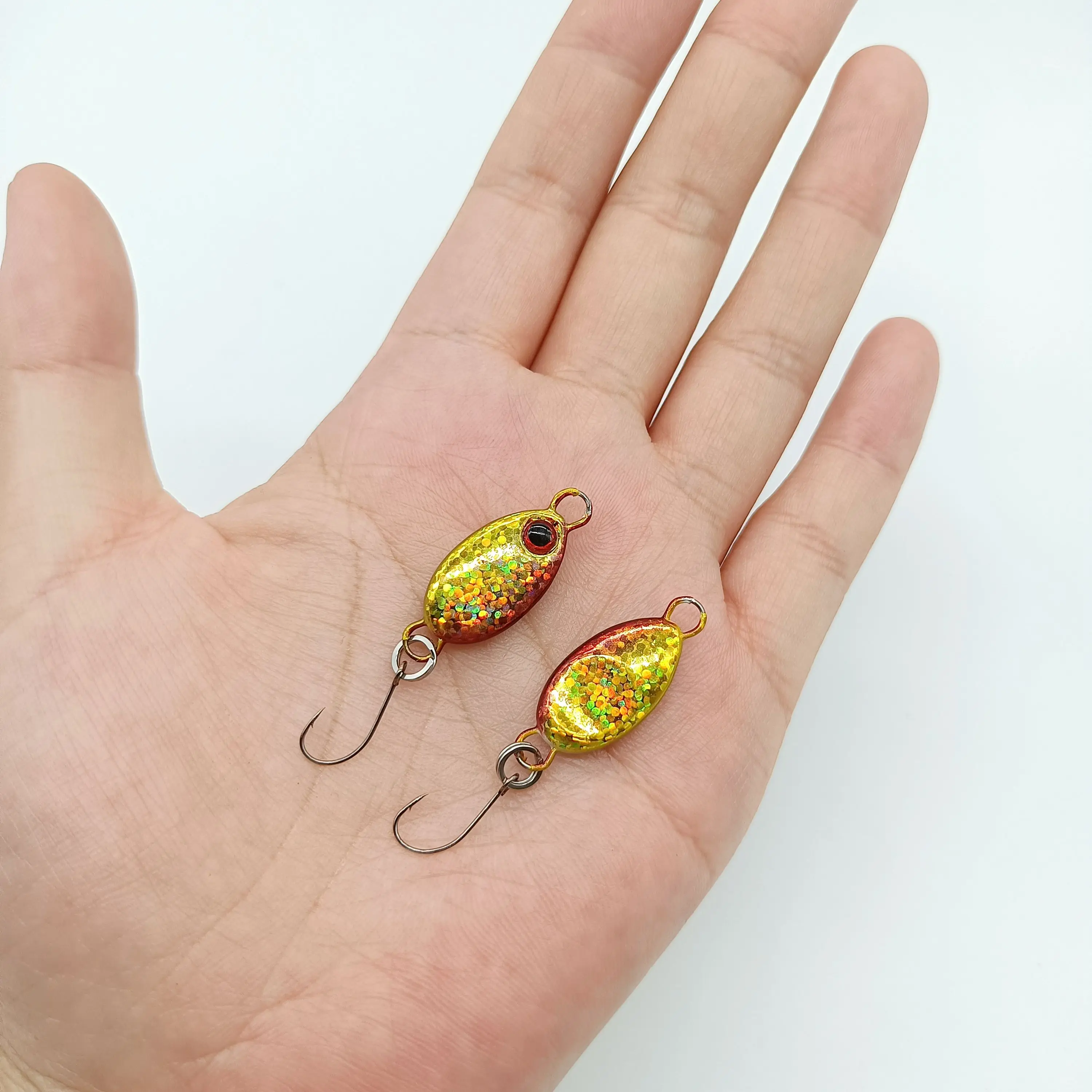 DUODUOYU-MINI señuelo de Pesca de Metal, 2g/3g/5g, Jigbait pequeño, un solo gancho, Isca, Pesca Artificial, aparejos de Pesca - imagen 2
