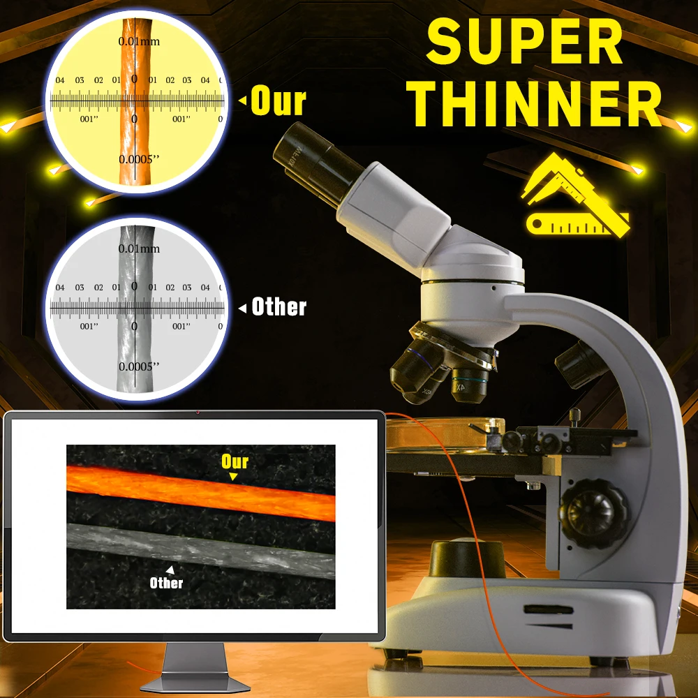 ZUKIBO-sedal de pesca naranja de alta calidad, 100/200/300/500M, línea fina y suave para carretes giratorios, recién llegado 2025, 2025 - imagen 3