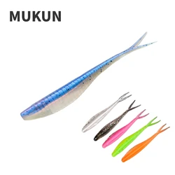 MUKUN Jerk Shad - Señuelo para lubina en vinilo blando 70mm 1,8 g