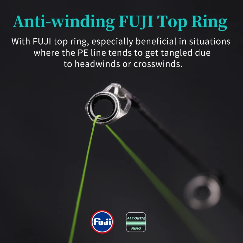 TSURINOYA PROFLEX caña de pescar portátil plegable 2,44 m 5 secciones serie empaquetable guía FUJI de fundición larga lubina plegada de carbono - imagen 5