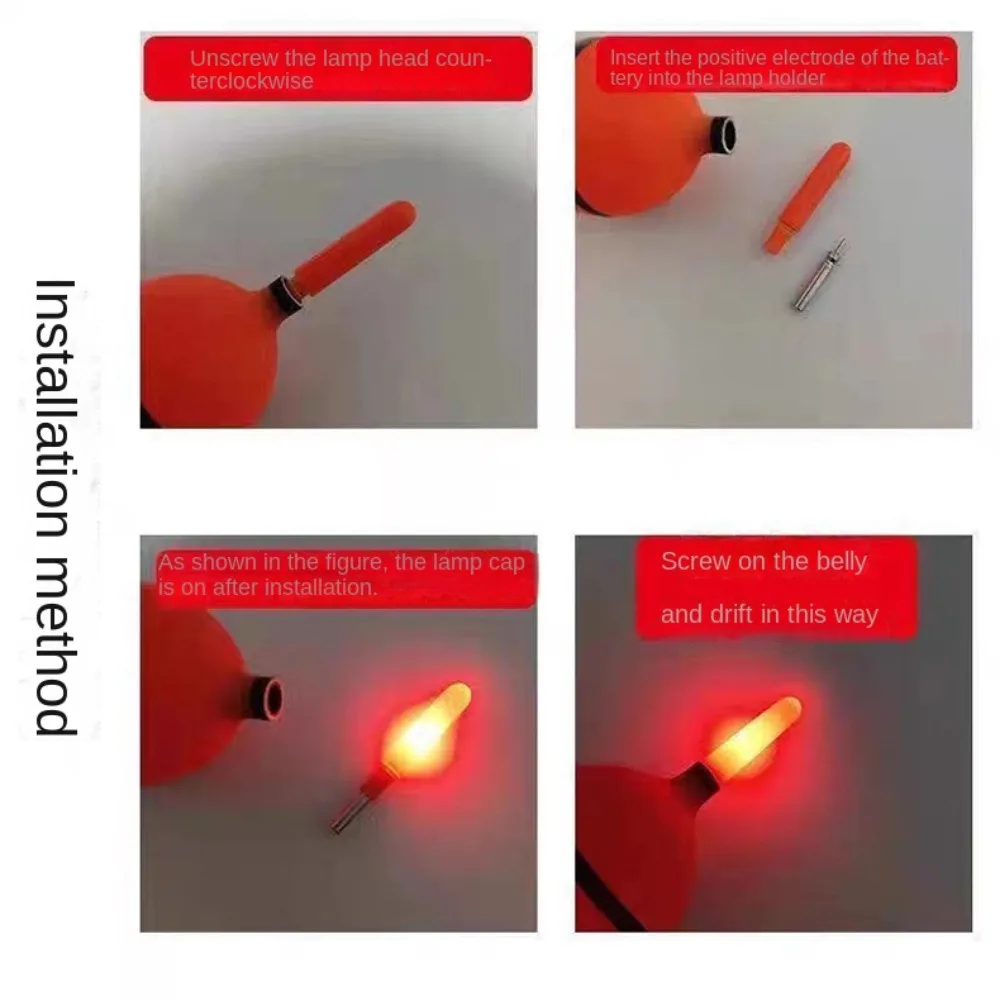 Flotador de plástico para pesca en roca, barra ligera de 1/2 piezas, 30g-100g, flotante llamativo para pesca nocturna - imagen 2