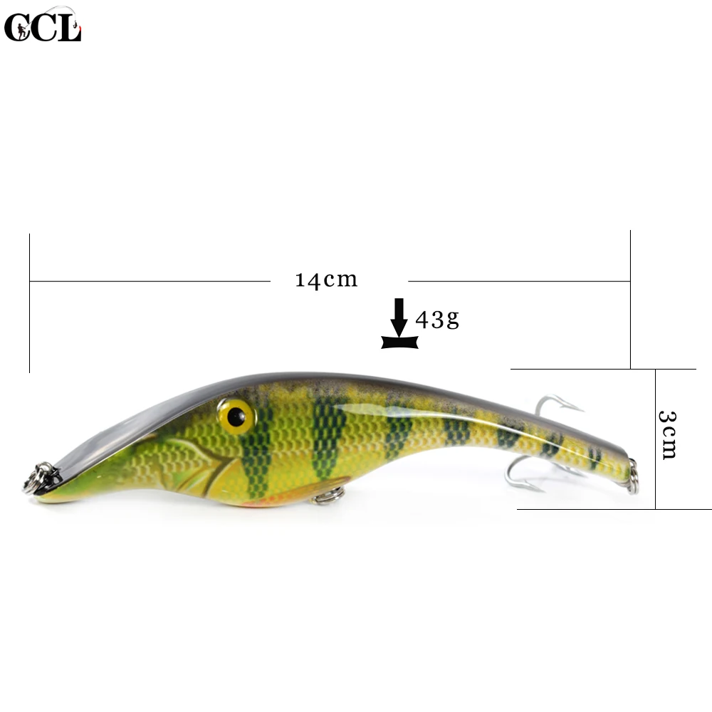 Jerkbait hundible 14 cm acción lubina y lucio - imagen 2