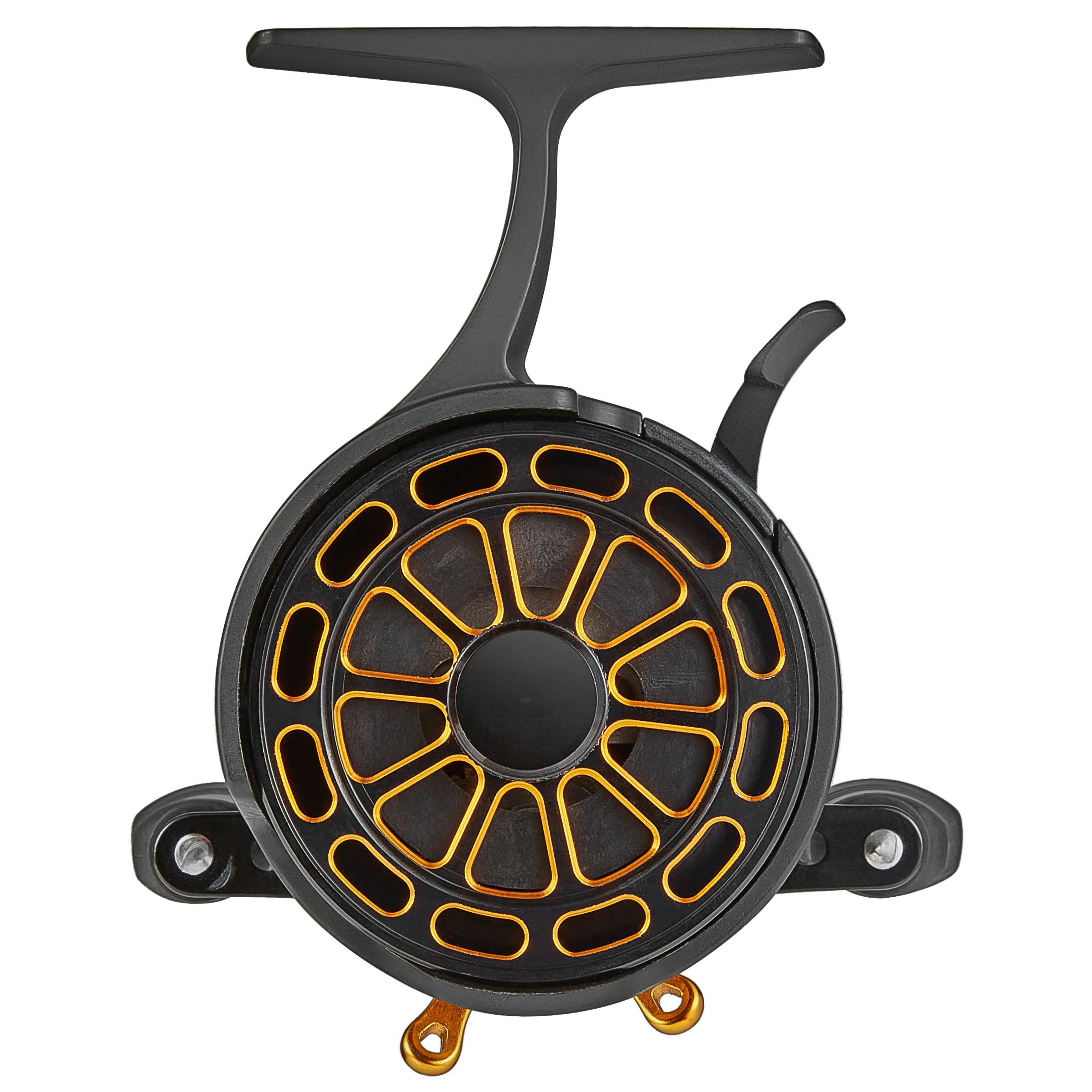 Carrete de pesca en hielo en línea, carrete de aluminio mecanizado CNC, arrastre de estrella ajustable, 3 + 1 rodamientos de bolas, Ultra suave 2,8: 1 - imagen 2