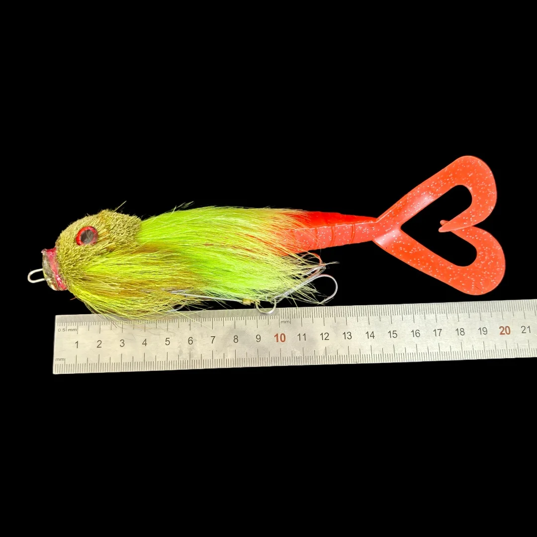 1 unidad de cebo Artificial duro multiarticulado de 21cm/37g, señuelo de pesca con ratón para Lucio, cebo de pesca Artificial suave - imagen 5