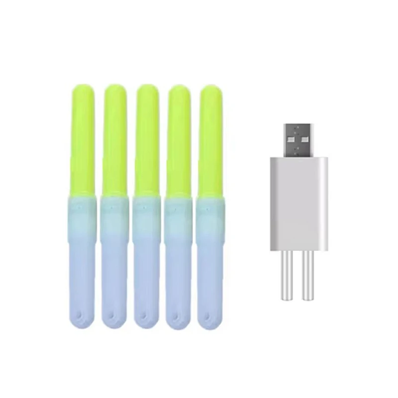 5 unids/lote palo de luz eléctrico con batería cr322 accesorio de flotador de pesca luminoso barra de luz Led pesca nocturna B667 - imagen 2