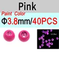 3.8mm Pink 40pcs