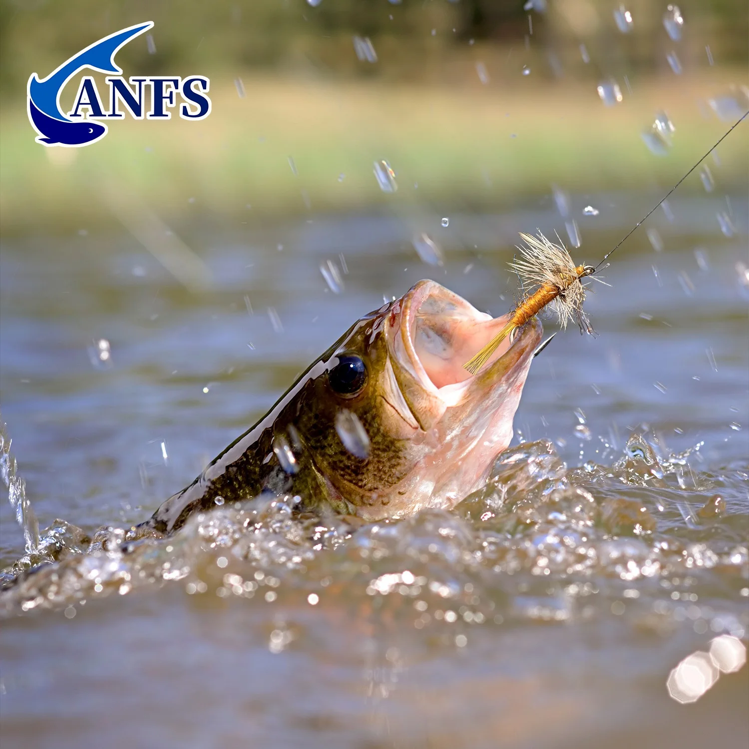 ANFS 4 piezas/8 piezas moscas de pesca con mosca seca, diseño realista mezclado con caja de almacenamiento-regalo de pesca increíble para pescador - imagen 4