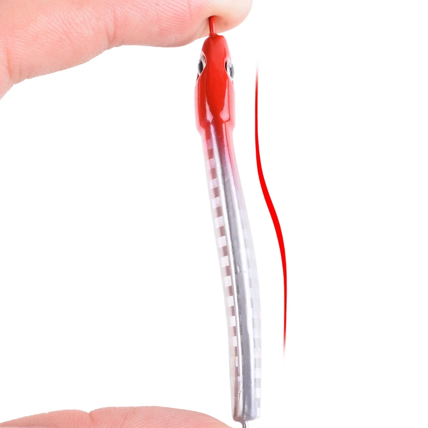 Señuelos giratorios duros de Metal para pesca, anzuelo de lubina, Crankbait, de hundimiento largo, 6 unids/lote, 15g - imagen 5