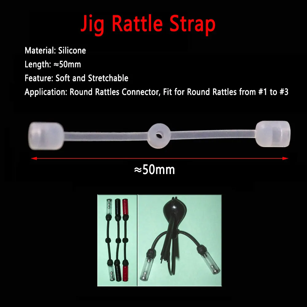 Bimoo-barra de sonido de pesca, 20 piezas, cebos de señuelo de pesca, sonajeros, tubo de inserción para plantilla de gusano suave, señuelo de pesca, amarre de anudado con mosca, Material de cebos - imagen 4