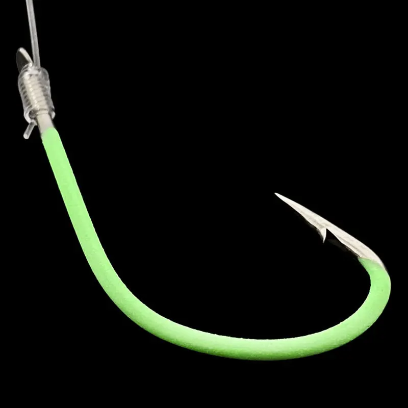 Equipo de pesca PD 12 #-28 #, anzuelos Roadrunner para pesca en el mar, nailon, sublina atada, barco luminoso de Marseille, pesca nocturna - imagen 5