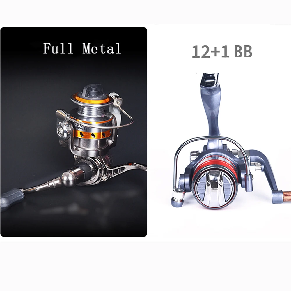 Mini carrete de pesca giratorio, bobina de Metal de 6KG, potencia máxima de arrastre, señuelo de hielo de invierno, rueda pequeña de pesca de agua salada y agua dulce para exteriores - imagen 3