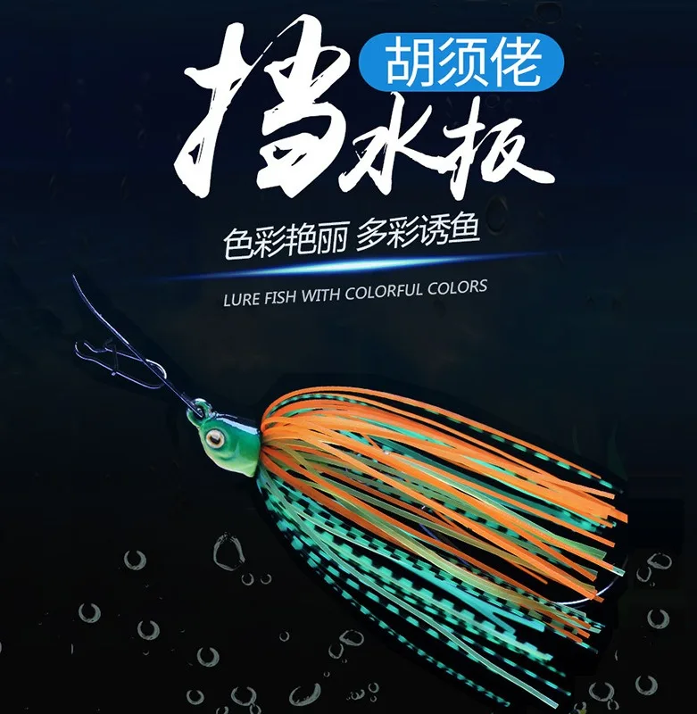 Señuelo giratorio de alambre para pesca, cebo Artificial de 12g, 16g y 20g, Wobbler, Chatterbait, Jig Dancer, Spinner - imagen 4