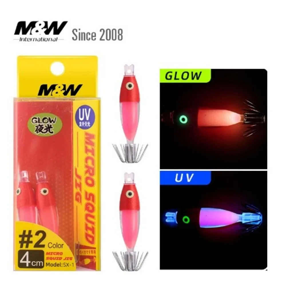 2 uds 2024 aparejos de pesca señuelos de madera para camarones plomo 40mm 1,68g anzuelo de cebo para camarones anzuelo para plantillas señuelo de pulpo realista - imagen 5