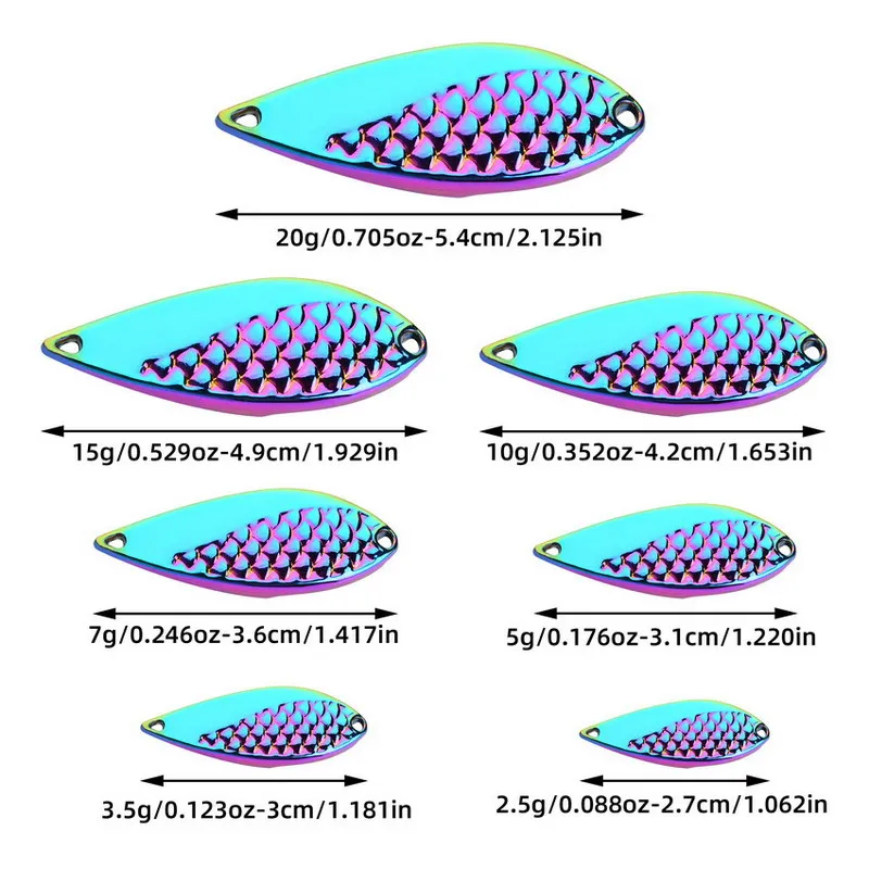 Cuchara giratoria Trucha – Acero inoxidable - imagen 4