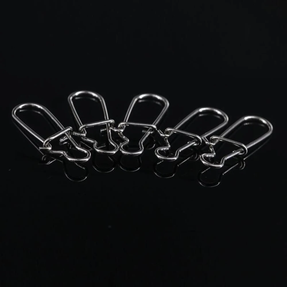 DNDYUJU señuelo de pesca de acero inoxidable 500-1000X, barril de pesca a presión, Pin giratorio, accesorios de conector de hebilla rápida - imagen 3