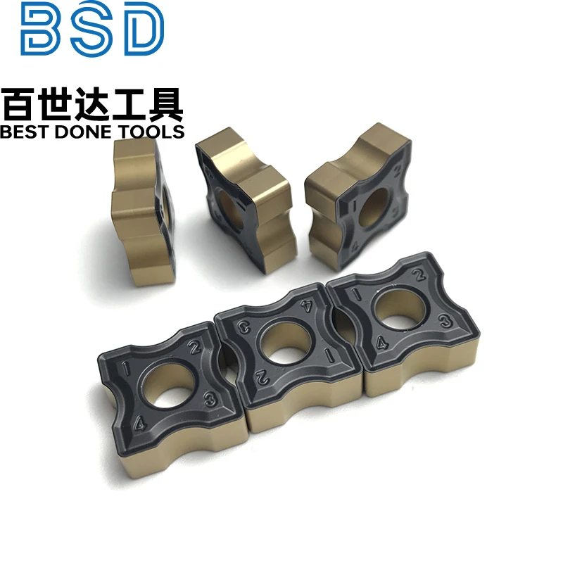 SNMG12T4-R4 SNMG R1.5 R2 R3 R4 R5 CNC cortador de torneado insertos de carburo para máquina biseladora placa de acero de astillero - imagen 4