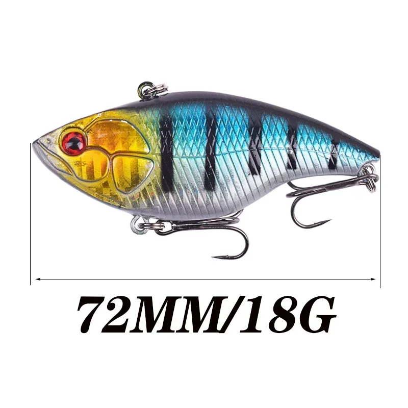 VIB hundidor 18g 7,2cm anzuelos triples para lubina - imagen 2