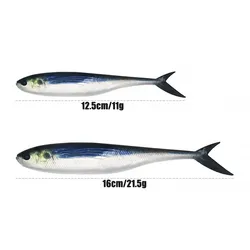 Bazooka Señuelo Swimbait de Silicona para Lucio, Lubina y Carpa