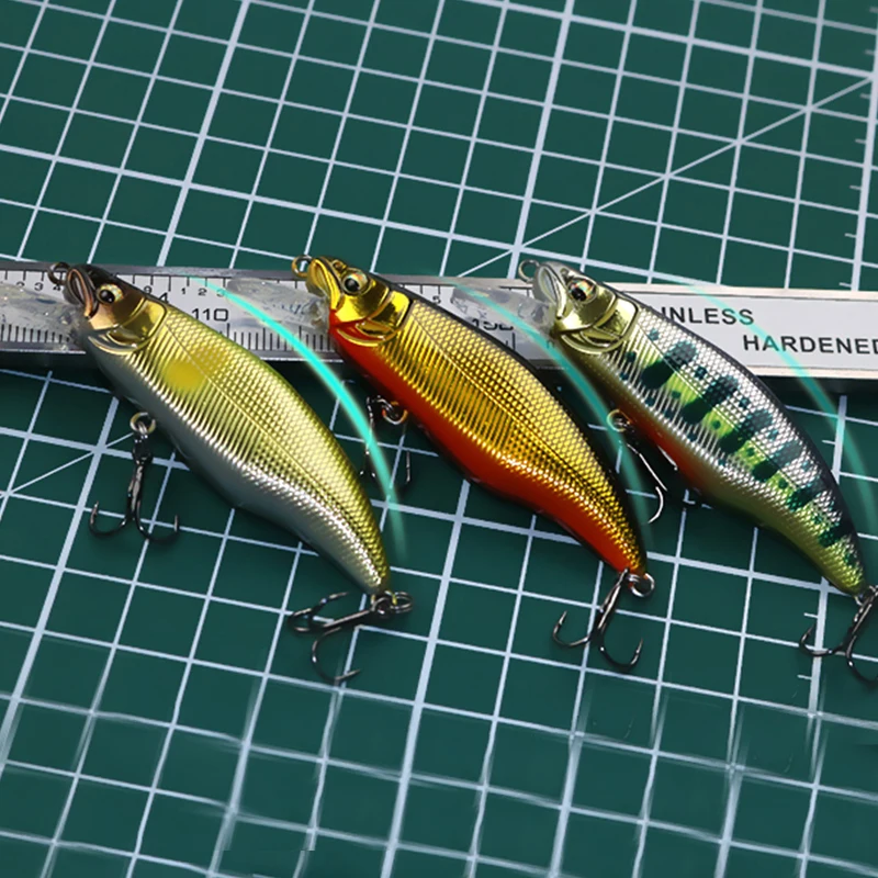 LETOYO 46mm, 3,6g/65mm, 8g,  -señuelo de pesca de trucha que se hunde, pececillos, Wobblers, cebo Artificial para zona de trucha, lucio, perca - imagen 5