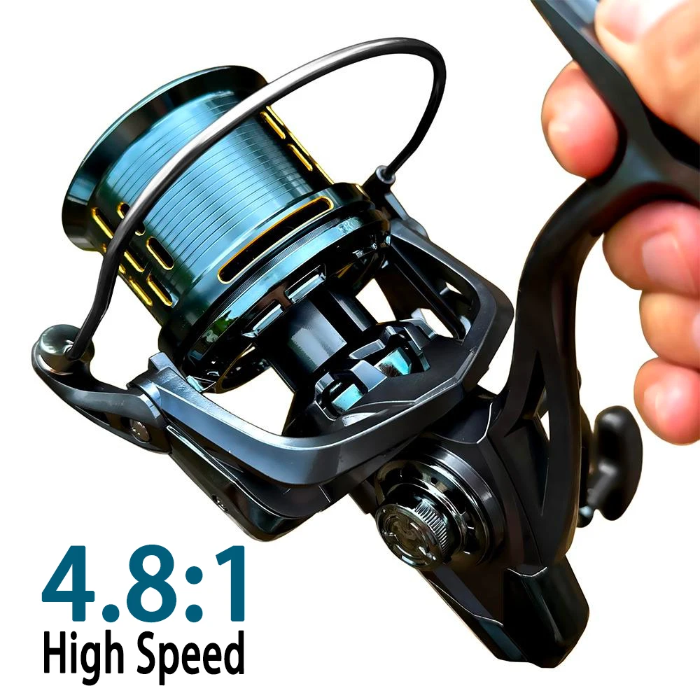Carrete Spinning Surf 9000-14000 – Lanzamiento largo 20kg arrastre - imagen 5