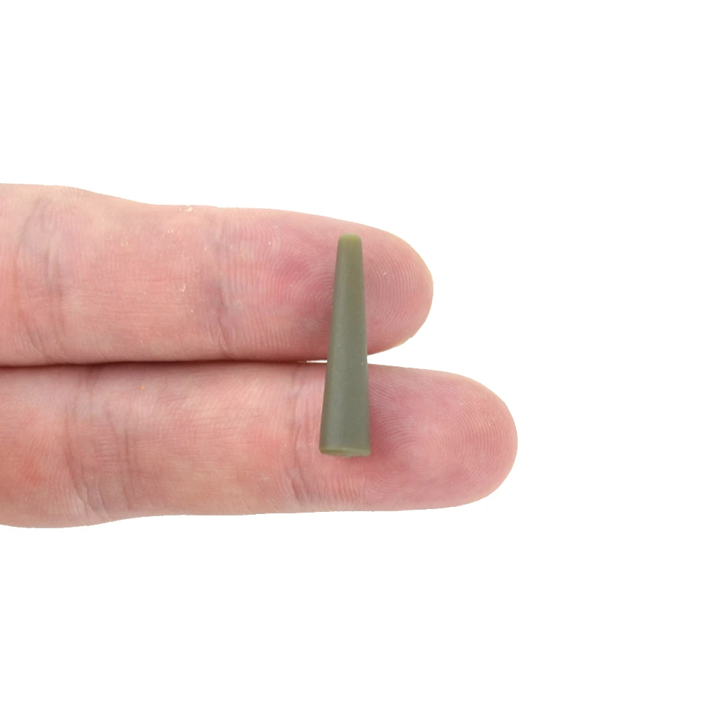 20 piezas Terminal de pesca de carpa, aparejos de cola, mangas de goma, Clips de plomo para pesca de cono, accesorios de pesca de carpa AE060 - imagen 3