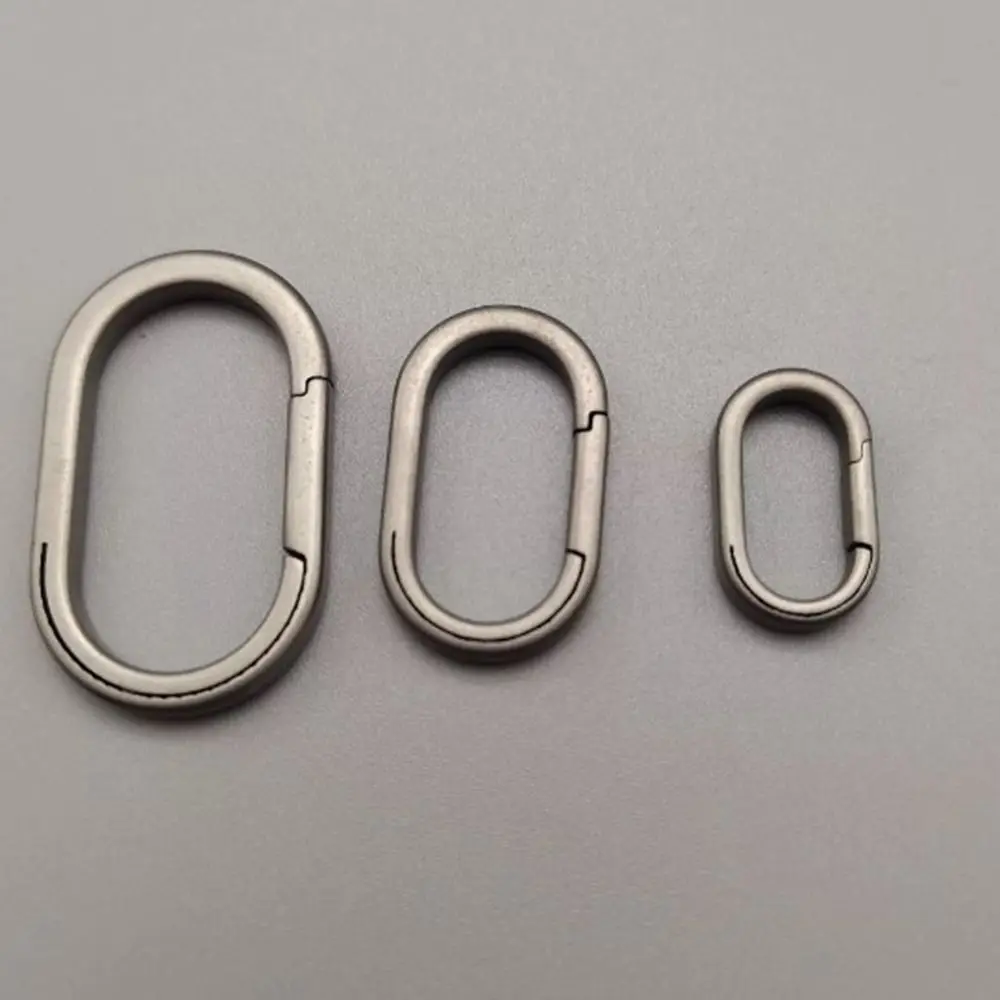 Nuevos llaveros reales súper ligeros, llaveros de aleación de titanio en 5 colores, llavero de coche de varios tamaños para hombre, regalo creativo masculino - imagen 3