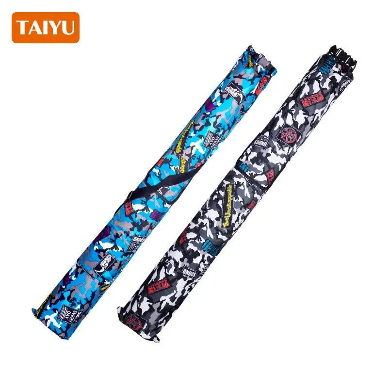 TAIYU-bolsa para caña de pescar impermeable, bolsa para paraguas de gran capacidad, almacenamiento de varillas, bolsas portátiles, mochila plegable para aparejos de pesca