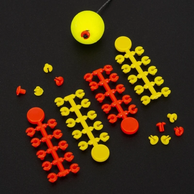 200 tarjetas de cebo con tapa de hilo dental, cuentas de parada para Pesca de carpa, cebos Boilie, productos de Pesca, aparejos terminales, accesorios de herramientas, Pesca - imagen 2