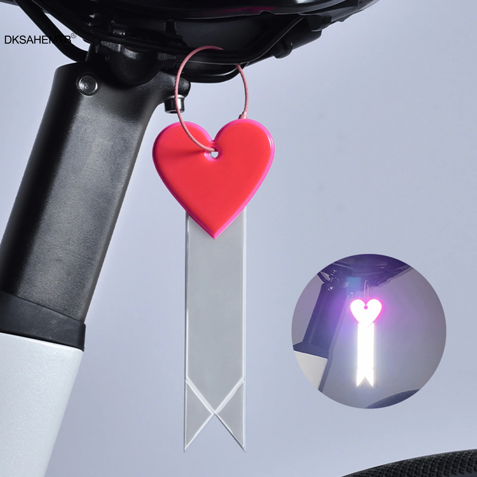 Cintas reflectantes alta visibilidad para bicicleta nocturna - imagen 2