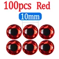100pcs Red 10mm