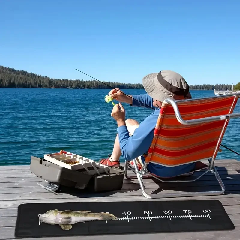 Estera de pesca plegable Mu con cinta métrica incorporada para carpa - imagen 5
