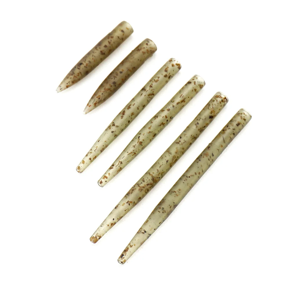 Hirisi 25/20 piezas pesca de carpa mangas antienredos conectar con gancho para pesca de carpa Terminal aparejos accesorios de pesca AH004 - imagen 5