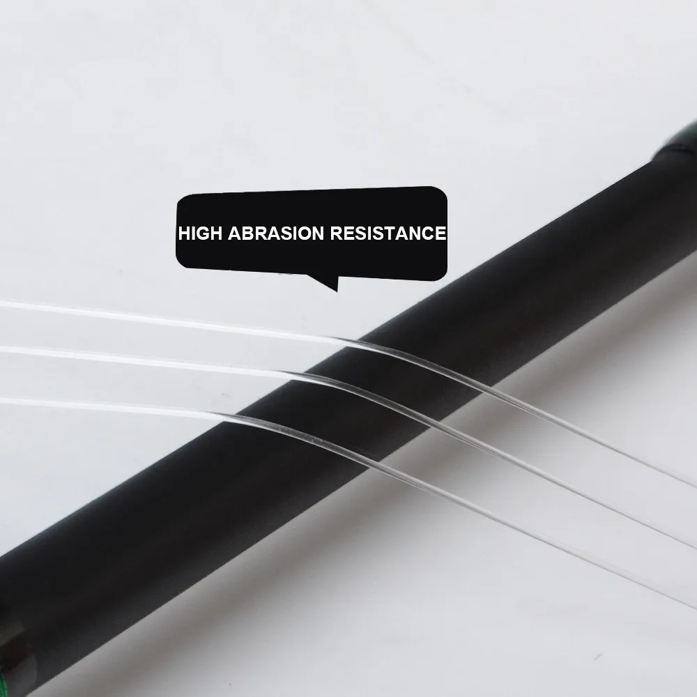 Línea de pesca con cebo de fluorocarbono de 100m, pesca con mosca de fibra de carbono, pesca salvaje, pesca en el mar, accesorios de pesca, herramientas, al aire libre - imagen 5