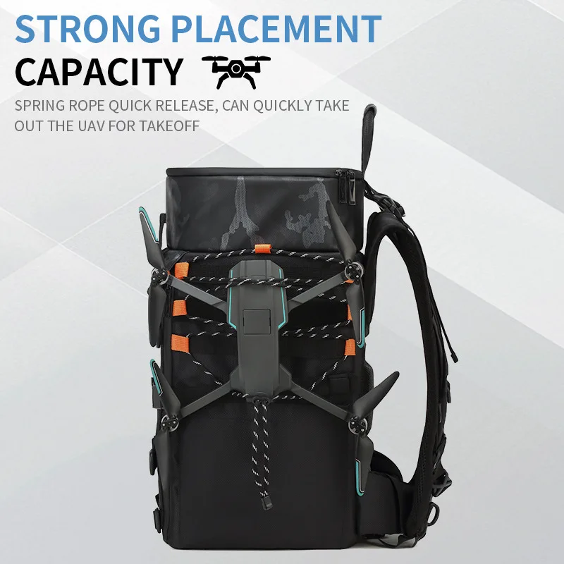 Bolsa de viaje, bolsa para ropa de trabajo al aire libre, mochila de almacenamiento multifuncional de gran capacidad, bolsa para pesca, camping y senderismo - imagen 3