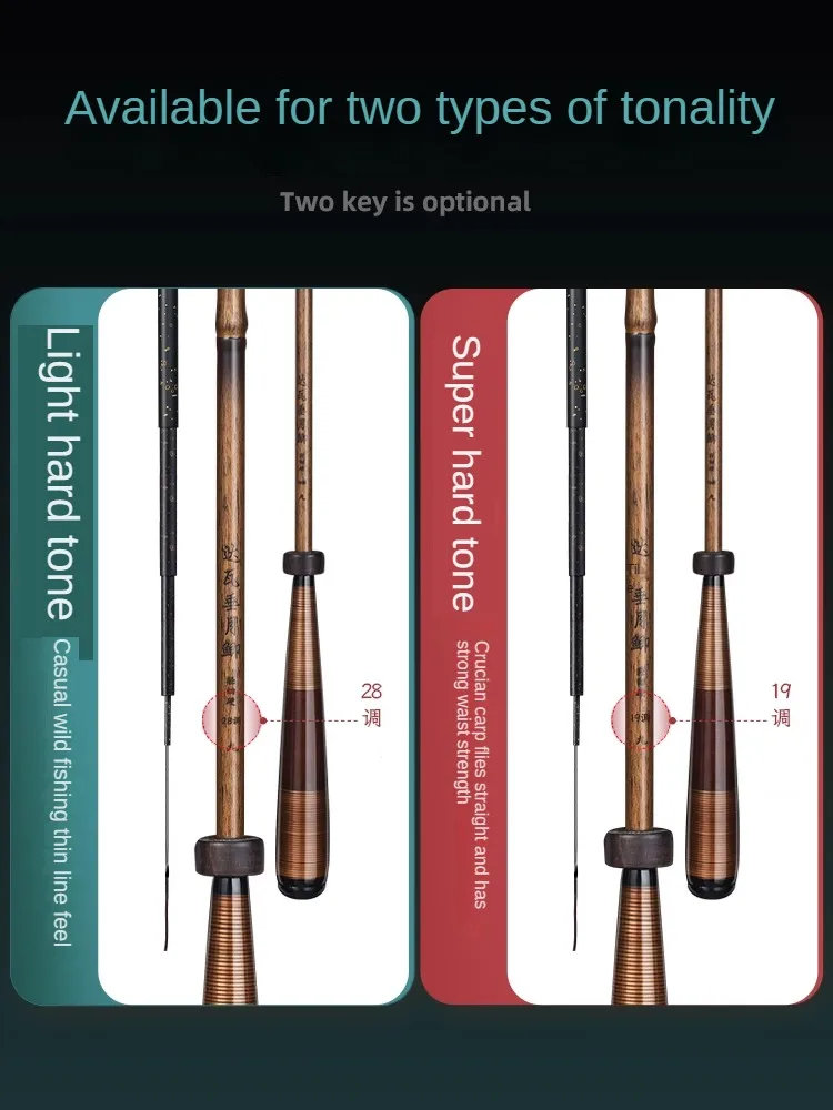 Caña de pescar de carpa Tune 28/19, caña de pescar ultraligera ultrafina de Taiwán, caña de pescar de mano Ultra dura, aparejos de Pesca - imagen 3