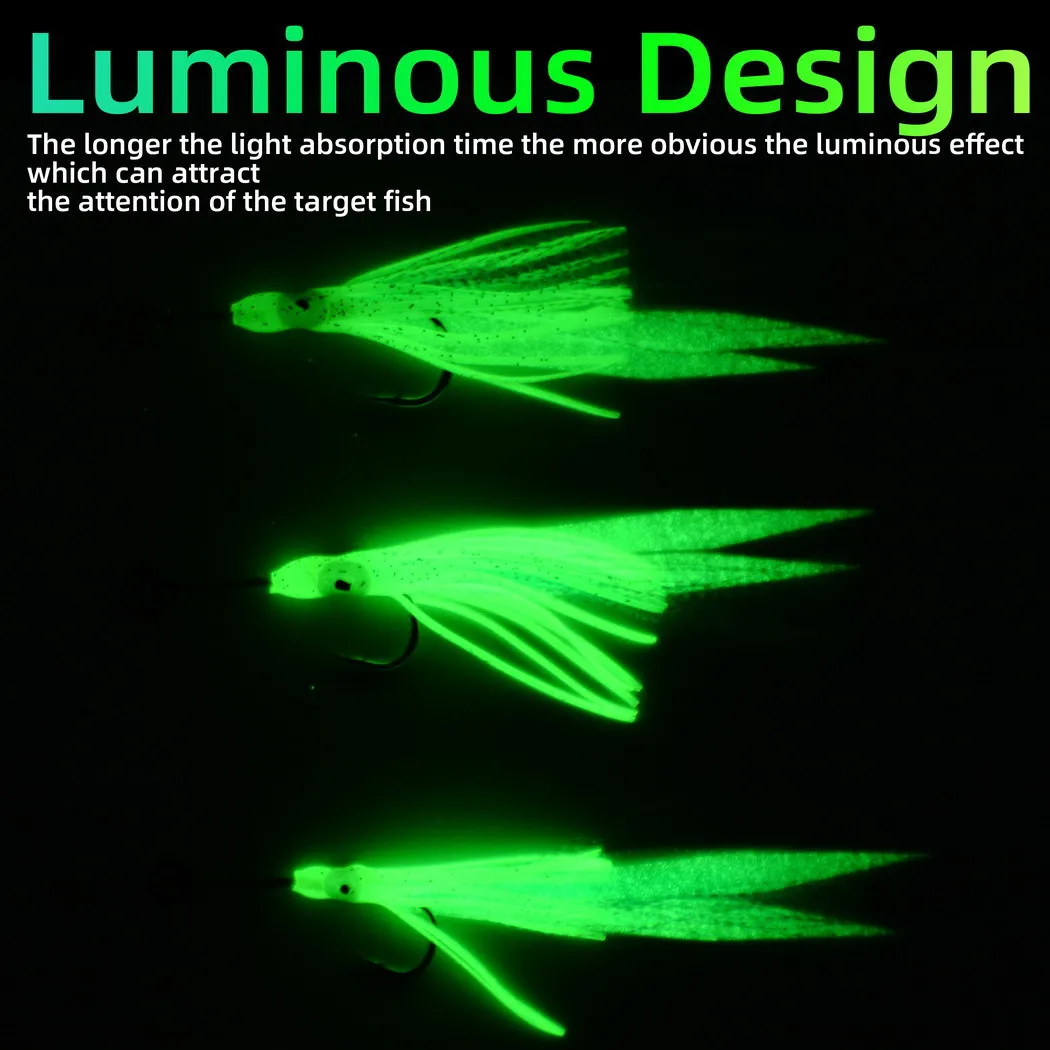 10 unids/lote corbata Seda brillante pesca en el mar placa de hierro anzuelo de pesca con púas accesorios de pesca al por mayor - imagen 4