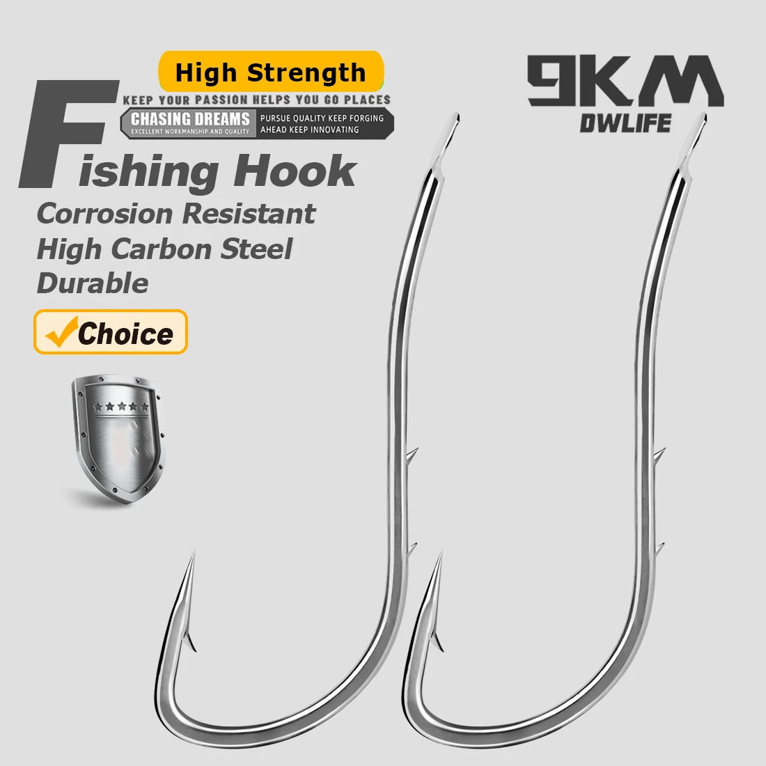 Anzuelos de pesca Baitholder, anzuelo de cebo vivo, 25 ~ 100 Uds., anzuelos de cebo vivo para pesca sin ojos, vástago de púas, anzuelos compensados para pesca en agua salada