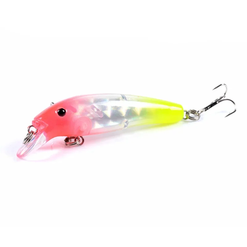 Señuelo de pesca Minnow, 7cm, 6,5g, plástico láser, cebo Artificial, lubina, Wobblers de hundimiento lentamente, Isca, Crankbait, carpa, Lucio, 1 ud. - imagen 4