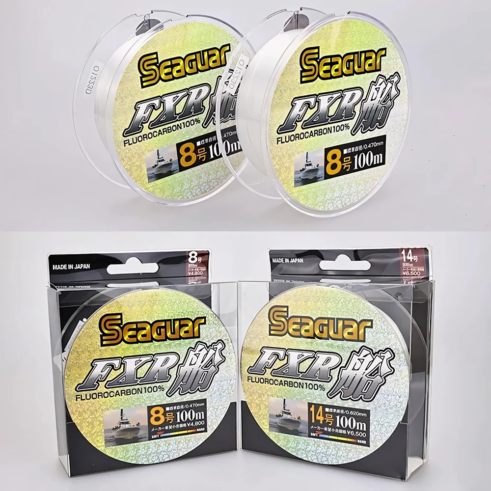 Seaguar FXR Boat Pesca Fluorocarbono 100m 5‑70lb agua dulce/salada