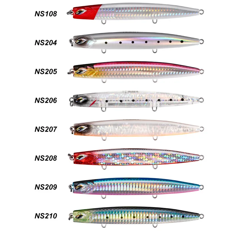 Noeby-señuelo de pesca de lápiz Stickbait, cebo duro Artificial de 130mm y 35g, de hundimiento Variable, para pesca en agua salada - imagen 3