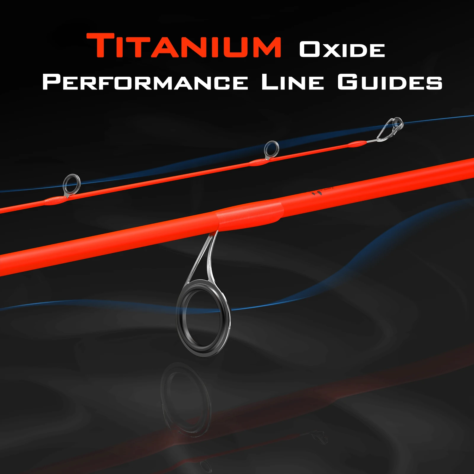 KastKing-cañas de pescar giratorias Royale Charge, ligeras, sensibles y potentes, KastFlex IM6, grafito en blanco - imagen 5