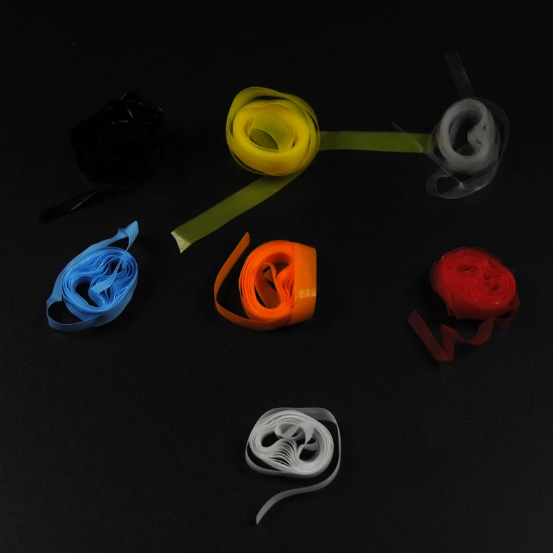 Wifreo, 3 paquetes/6M, tiras de silicona de película fina de goma elástica trasera Scud, medio, camarones, peón, mosca, respaldo, Material de atado de ninfa checa, 3mm - imagen 4