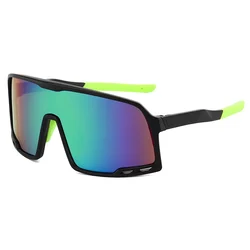 Gafas de sol con montura grande para exteriores a la moda, gafas deportivas de gran tamaño para hombres y mujeres, gafas de sol de playa al por mayor, gafas coloridas UV400