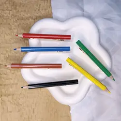 6 unids/set tendencia Cool horquillas grabables lápiz de colores Clip de pelo horquillas mujeres/hombres