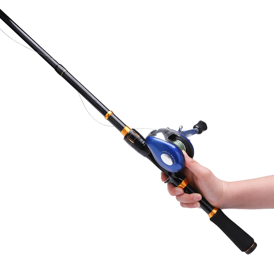 FTK Caña Baitcasting Telescópica 2,1m 10-30g Fibra Alta Carbono - imagen 4