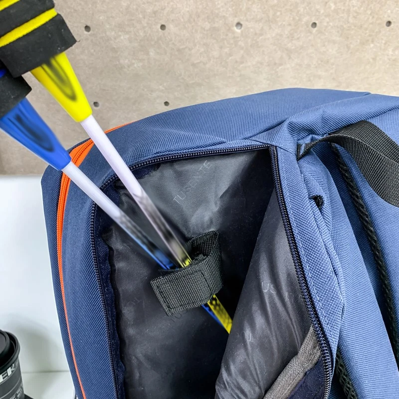 Bolsa de pesca para raquetas de tenis y bádminton, mochila con bolsillo para zapatos, mochila deportiva para adolescentes, mochila escolar para viajes al aire libre, mochila para ir al trabajo - imagen 5