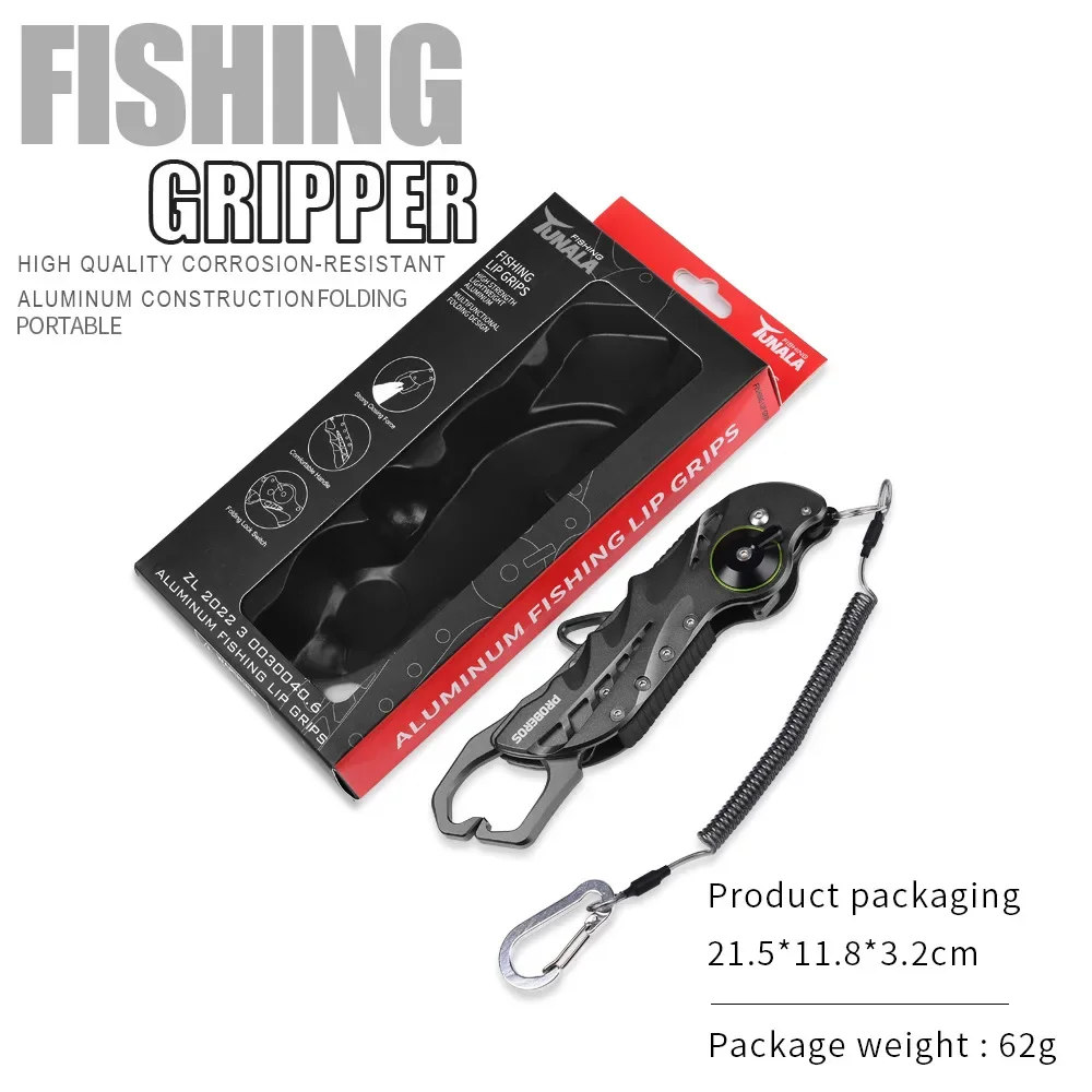 Pinza multifunción de aluminio con lip grip para pesca - imagen 5